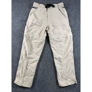 The North Face Mens Convertible Cargo Pants Tan Zip Off Legs Size M